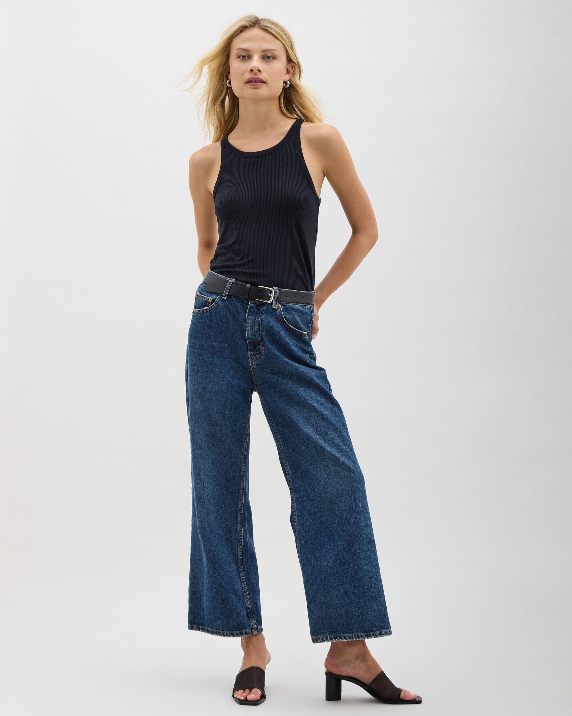 Richer Poorer - Vintage Rib Tank - Black -