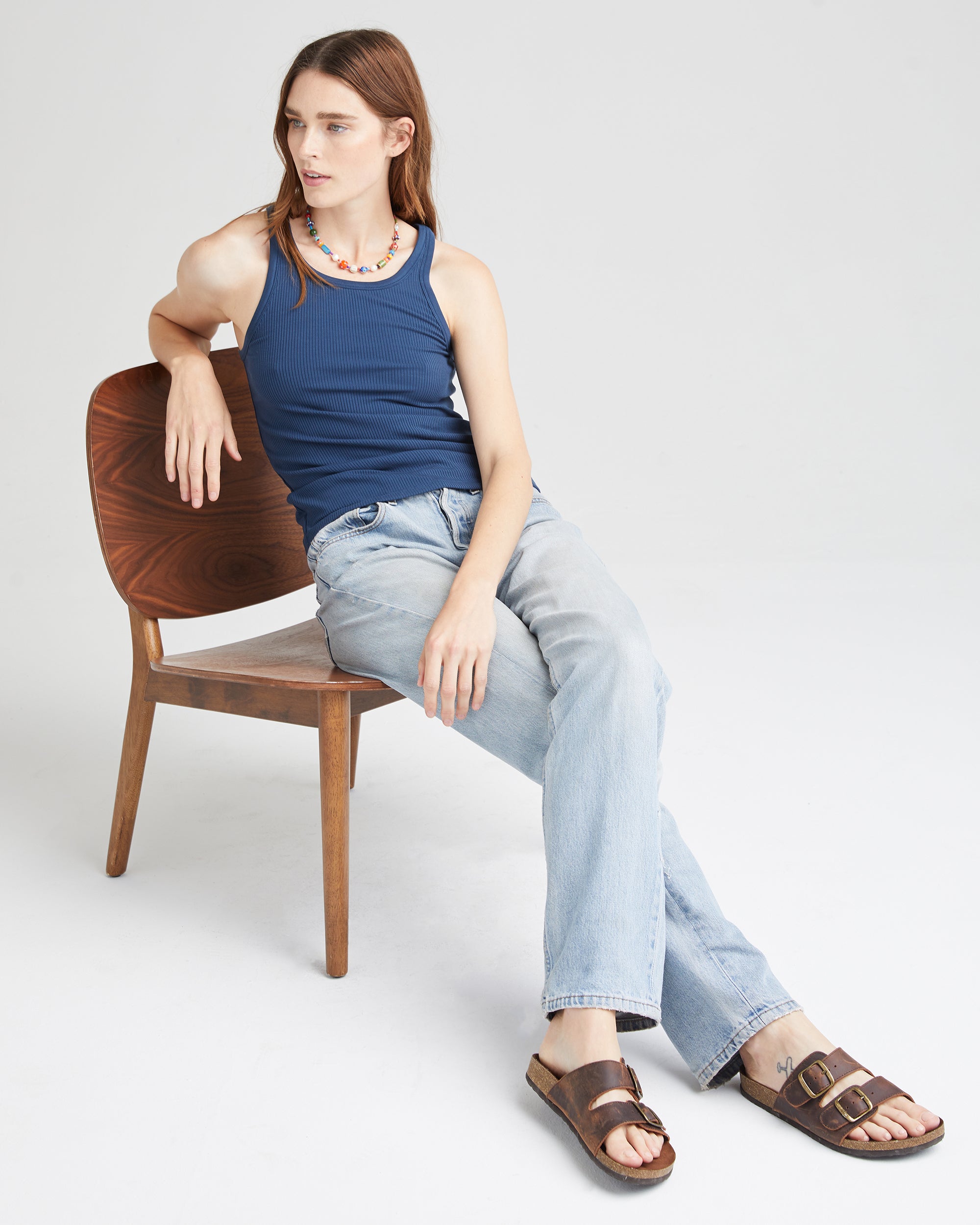 Richer Poorer - Vintage Rib Tank - Moonlit Ocean - MOONLIT OCEAN