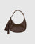 Baggu - Small Recycled Leather Crescent Bag - Brown Auction -