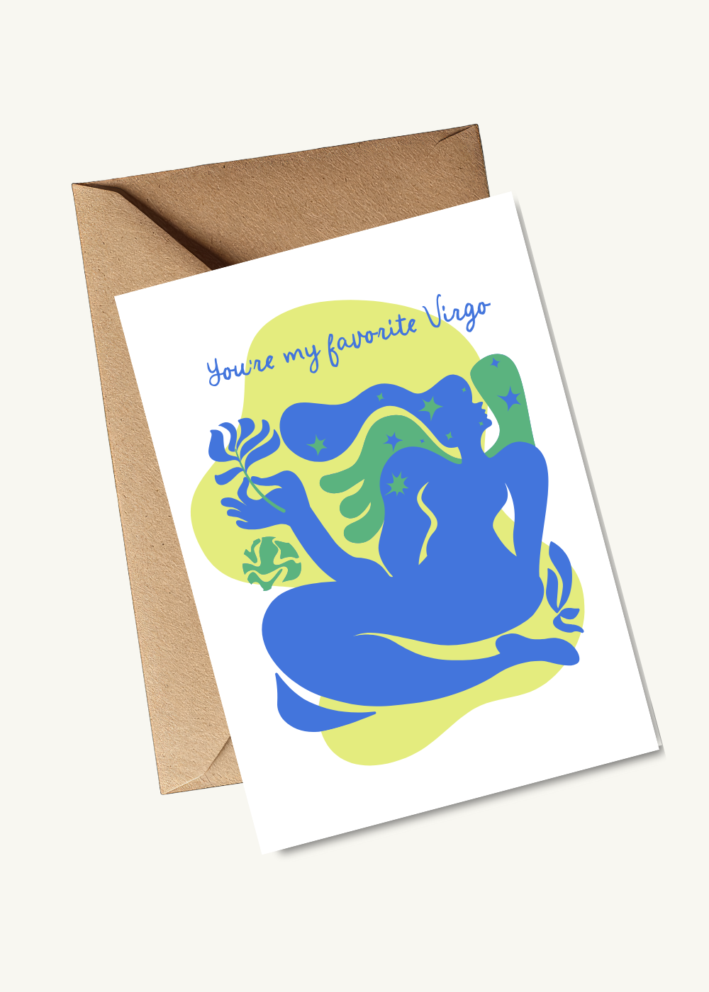 Nice Paper - Greeting Card - Virgo -