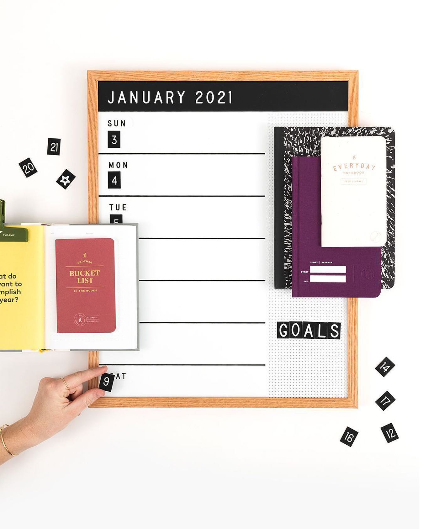 Letterfolk - Block Compact Weekly Calendar -