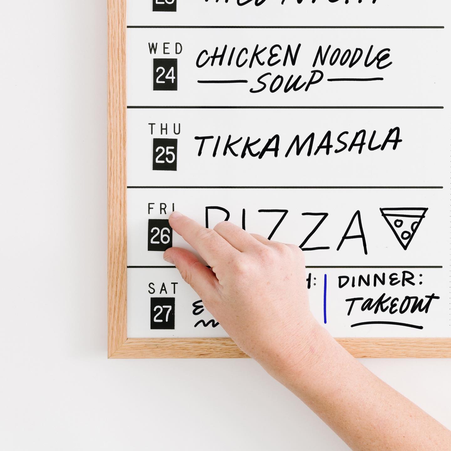 Letterfolk - Block Compact Weekly Calendar -