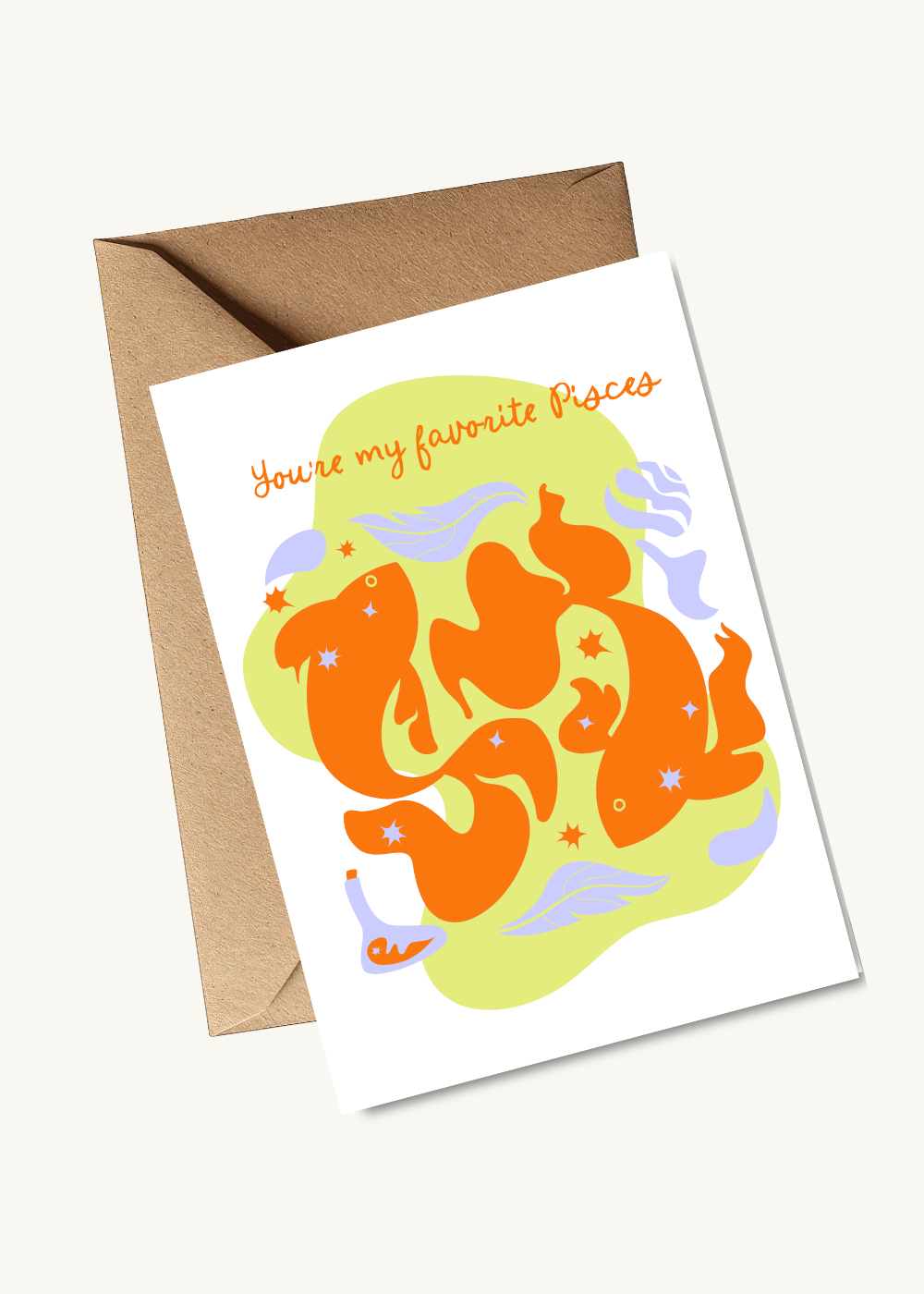 Nice Paper - Greeting Card - Pisces -