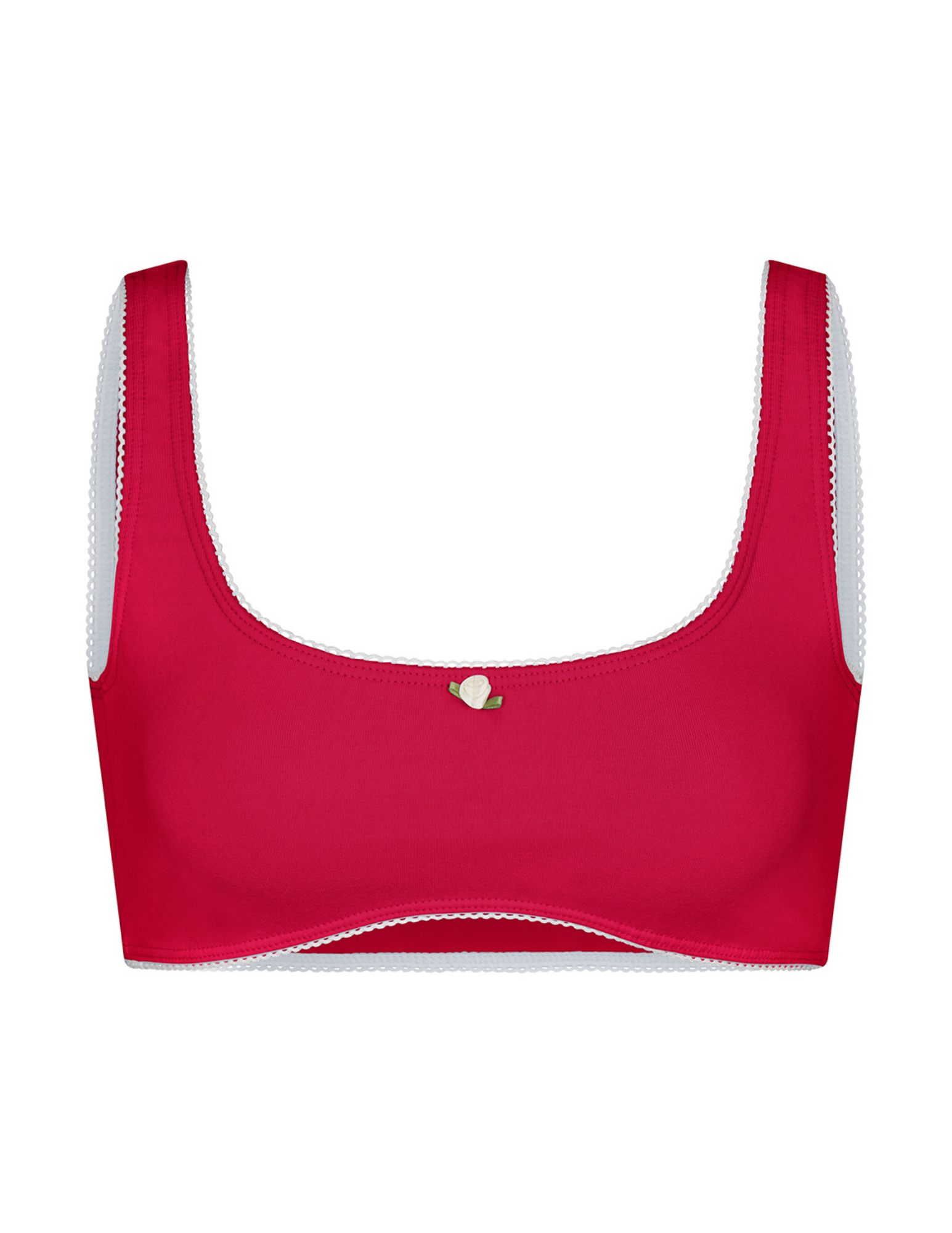 Rat Boi - Scoop Back Bralette - Cherry -