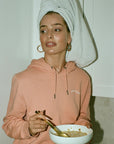 Gergana Ivanova - Organic Cotton Hoodie - Salmon -
