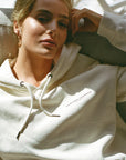 Gergana Ivanova - Organic Cotton Hoodie - Vanilla -
