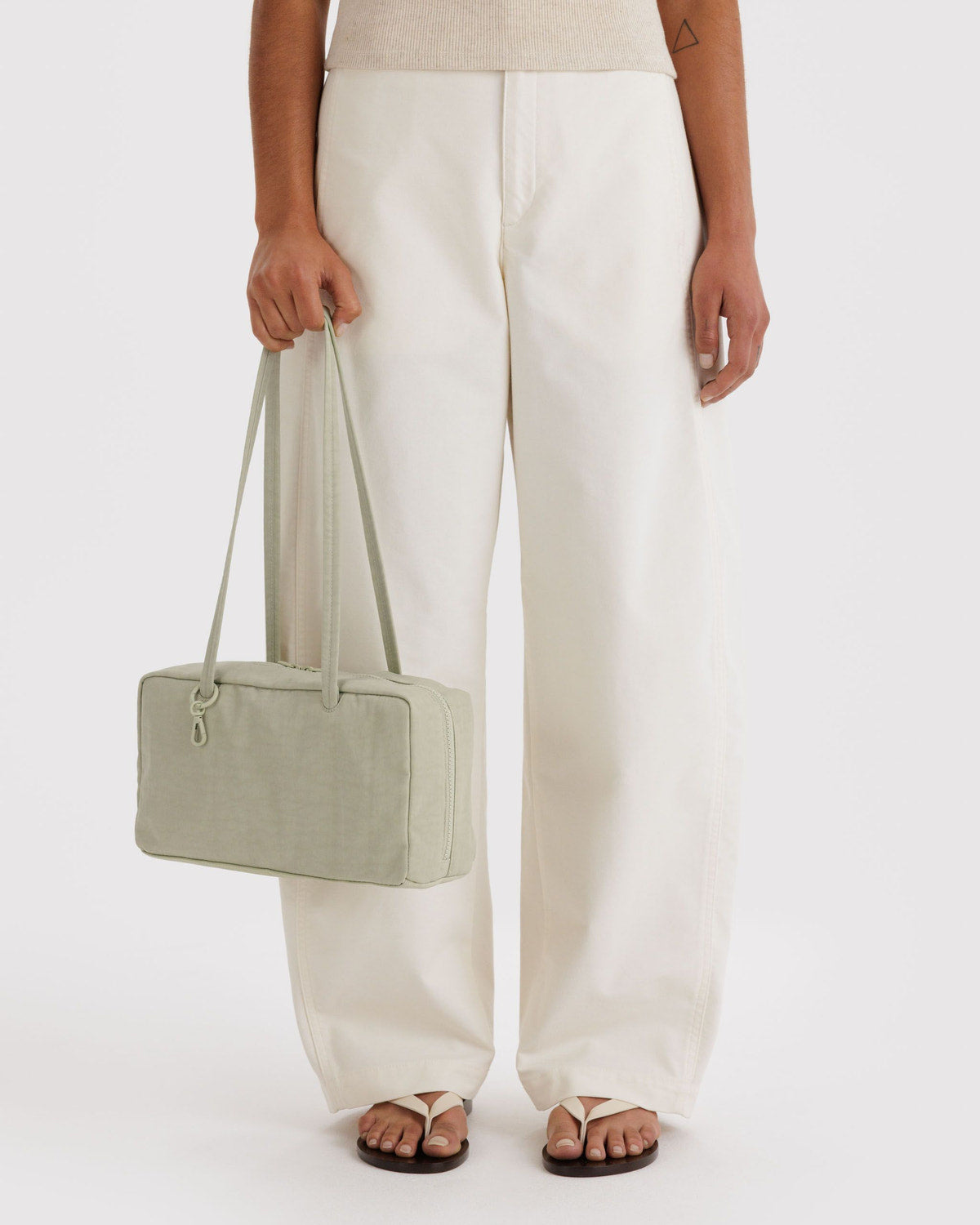 Baggu - Nylon Bowler Bag - Celadon -