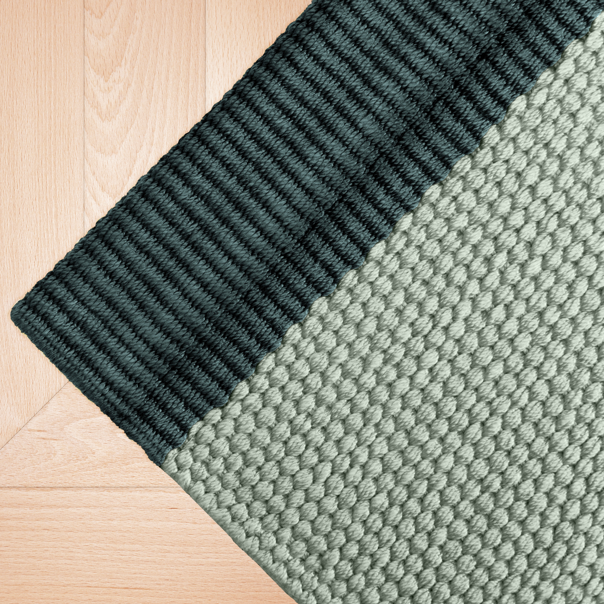 ettitude - Luxe Bamboo 2-Tone Rug -