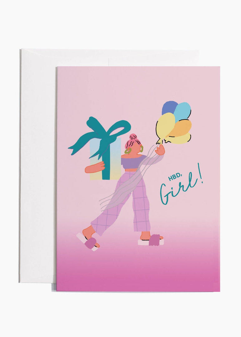 Poketo - HBD Girl Card -