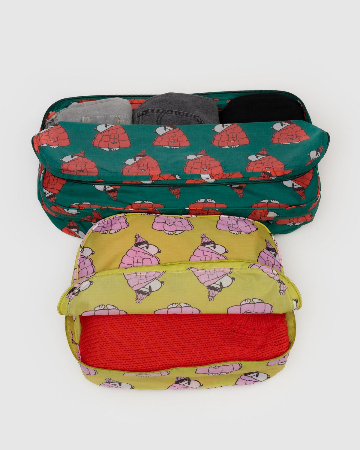 Baggu - Large Packing Cube Set - Puffer Snoopy -