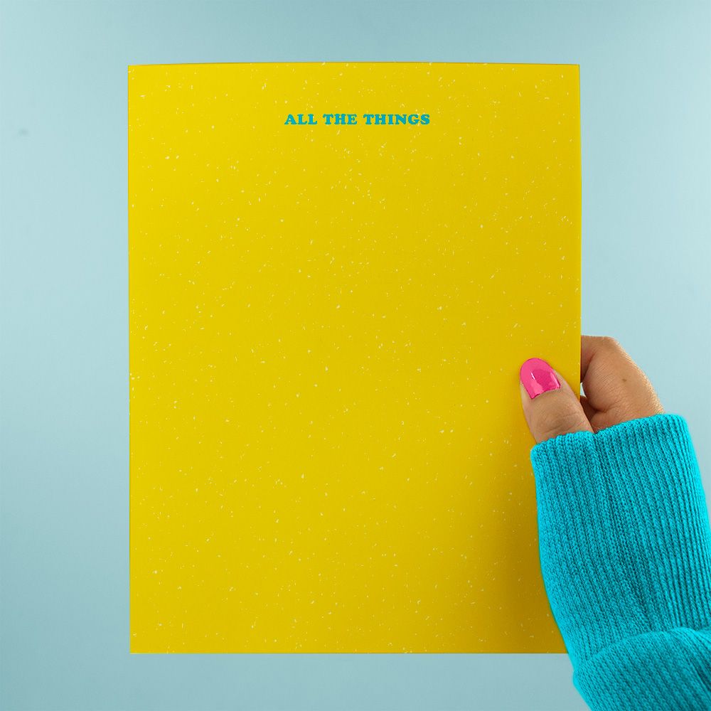 Pipsticks - All The Things Notepad -