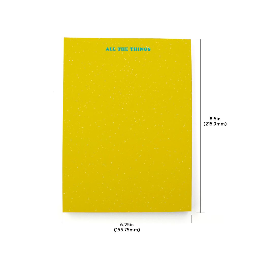 Pipsticks - All The Things Notepad -