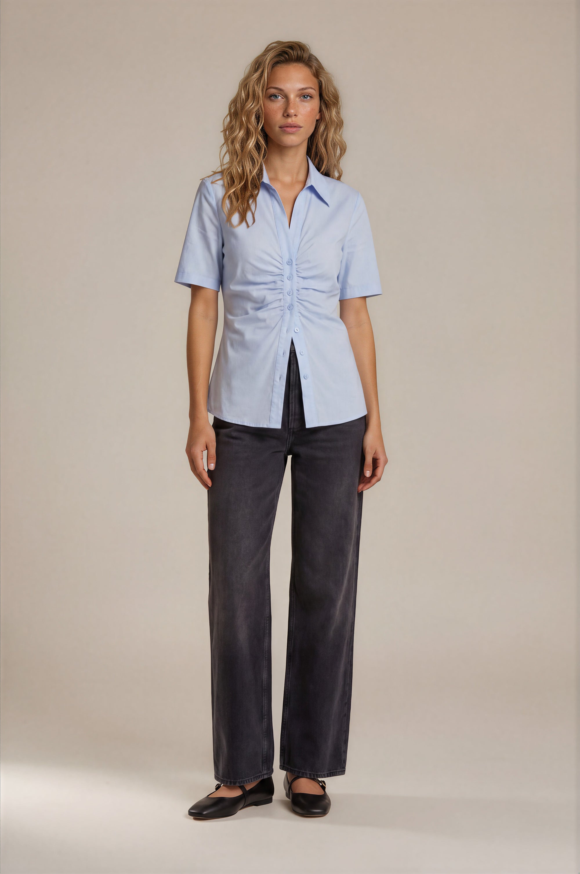 Finders Keepers - Gwen Top - Cornflower -