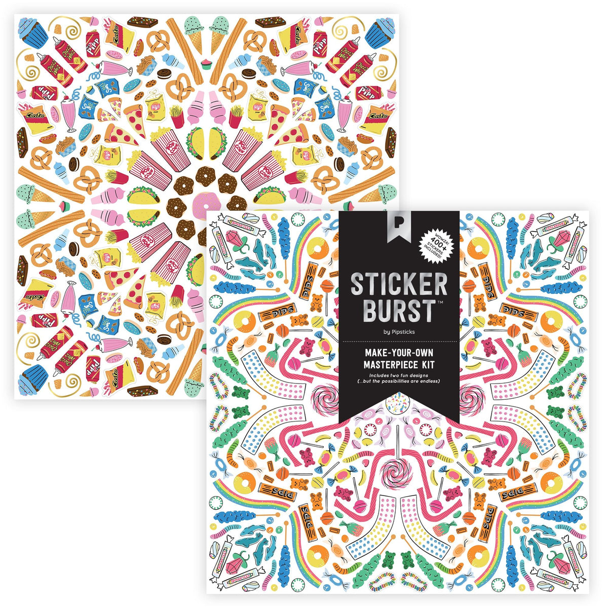 Pipsticks - Jammin' Junk Food Sticker Burst -