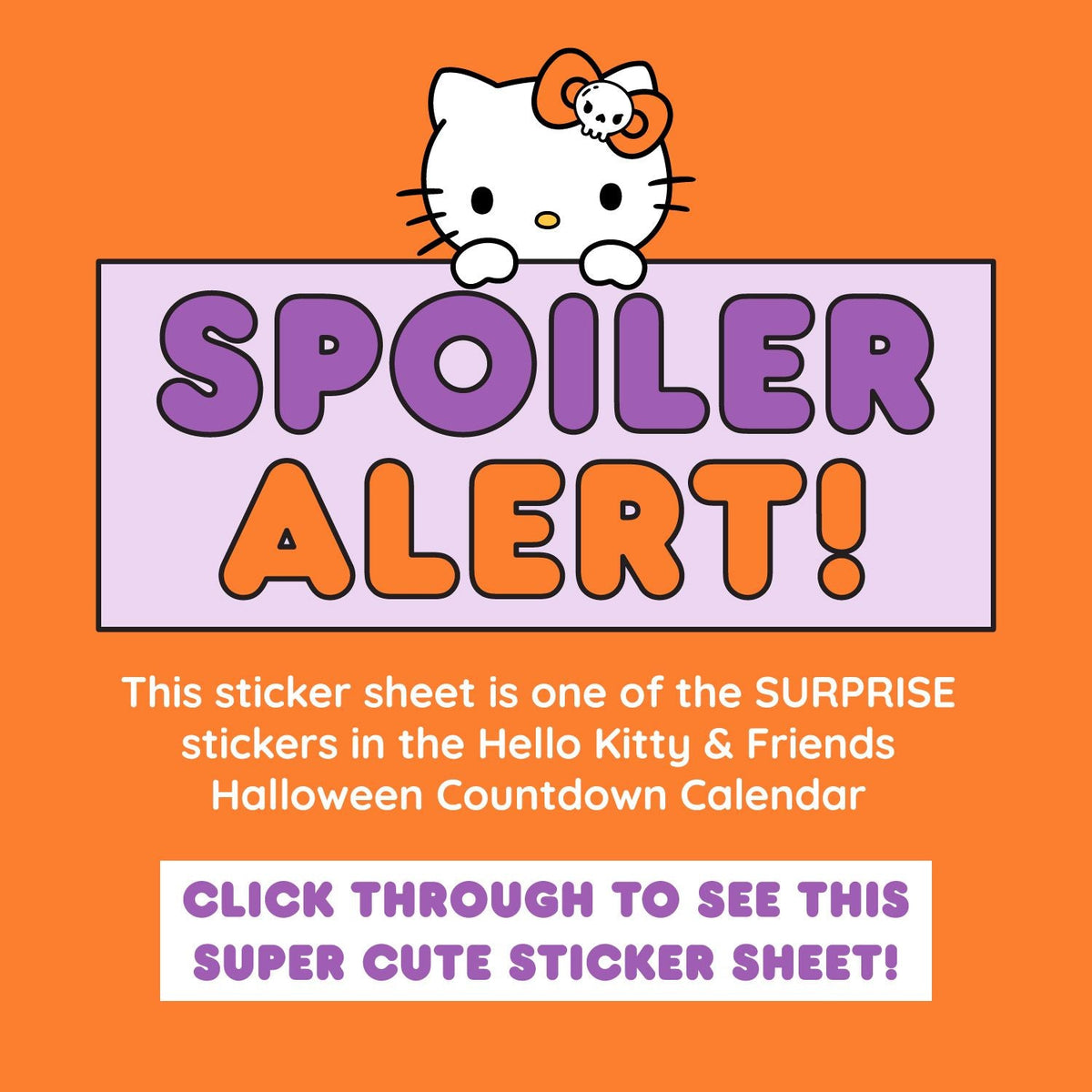 Pipsticks - Hello Kitty Black Cat Big Puffy -
