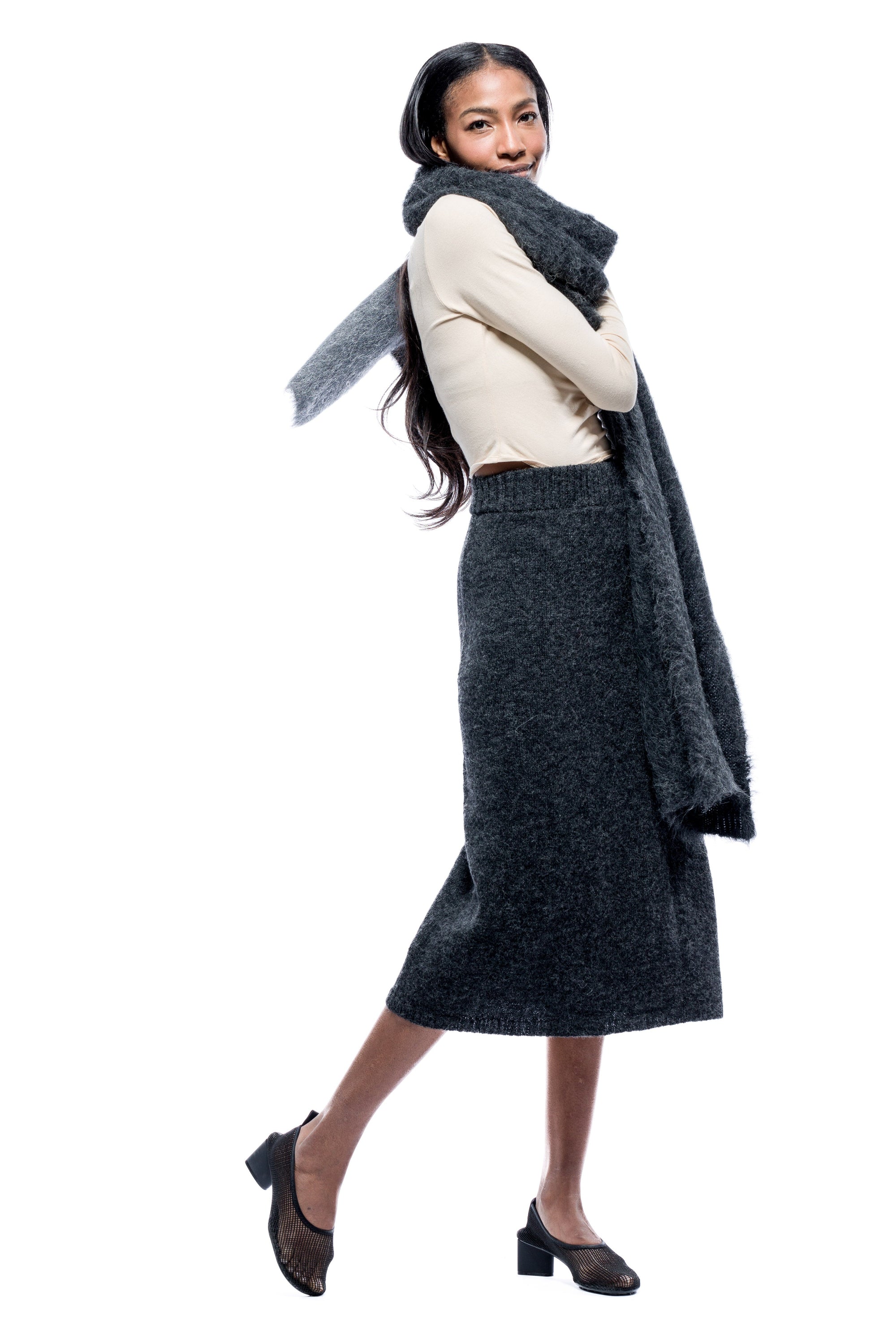 Toit Volant - Calista Skirt - Dark Gray -