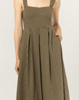 Bel Kazan - Janie Dress - Black Stripe -