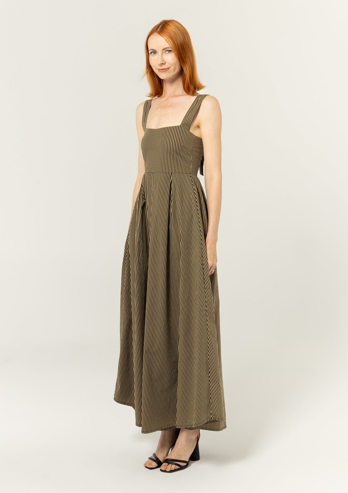 Bel Kazan - Janie Dress - Black Stripe -