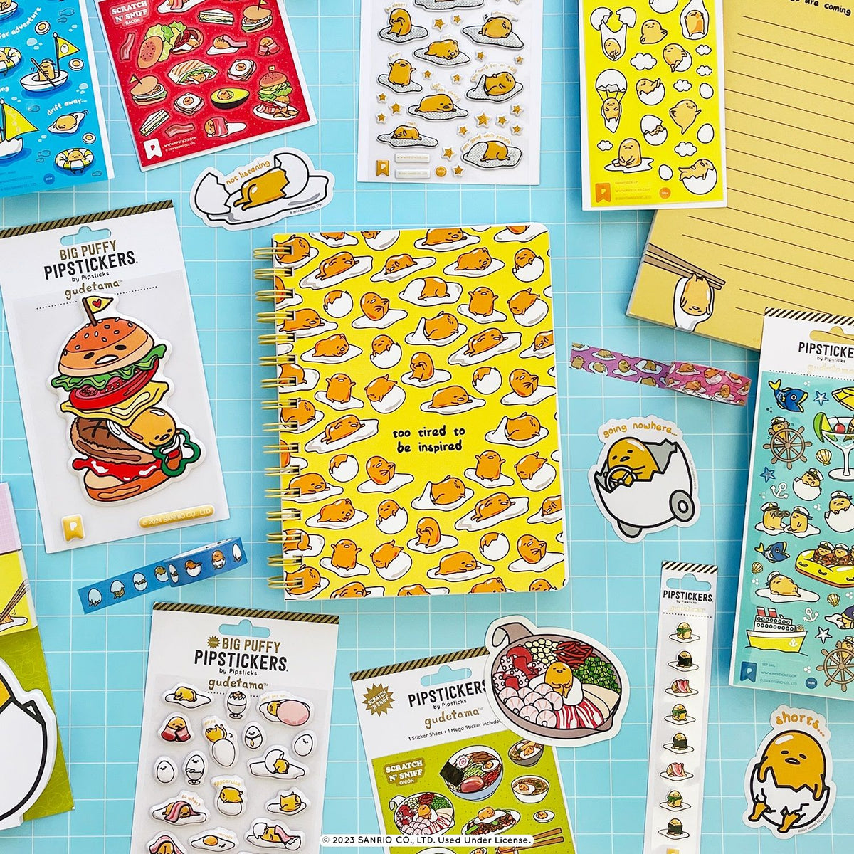 Pipsticks - Gudetama Too Tired Spiral Notebook -
