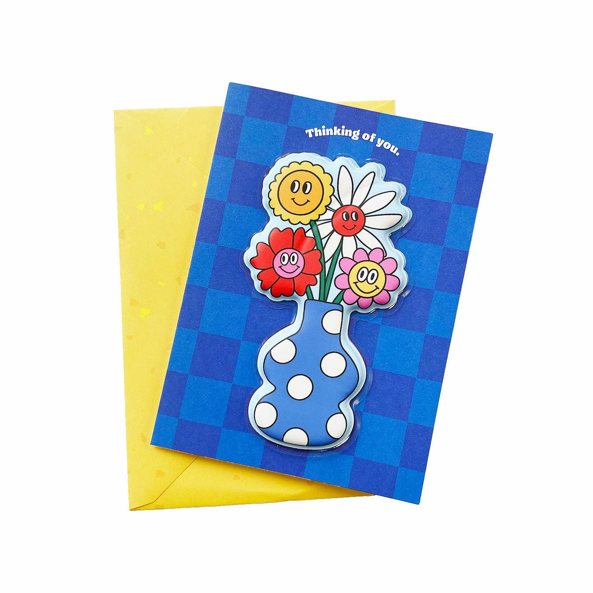 Pipsticks - Thinking Of You Big Puffy Greeting Card -