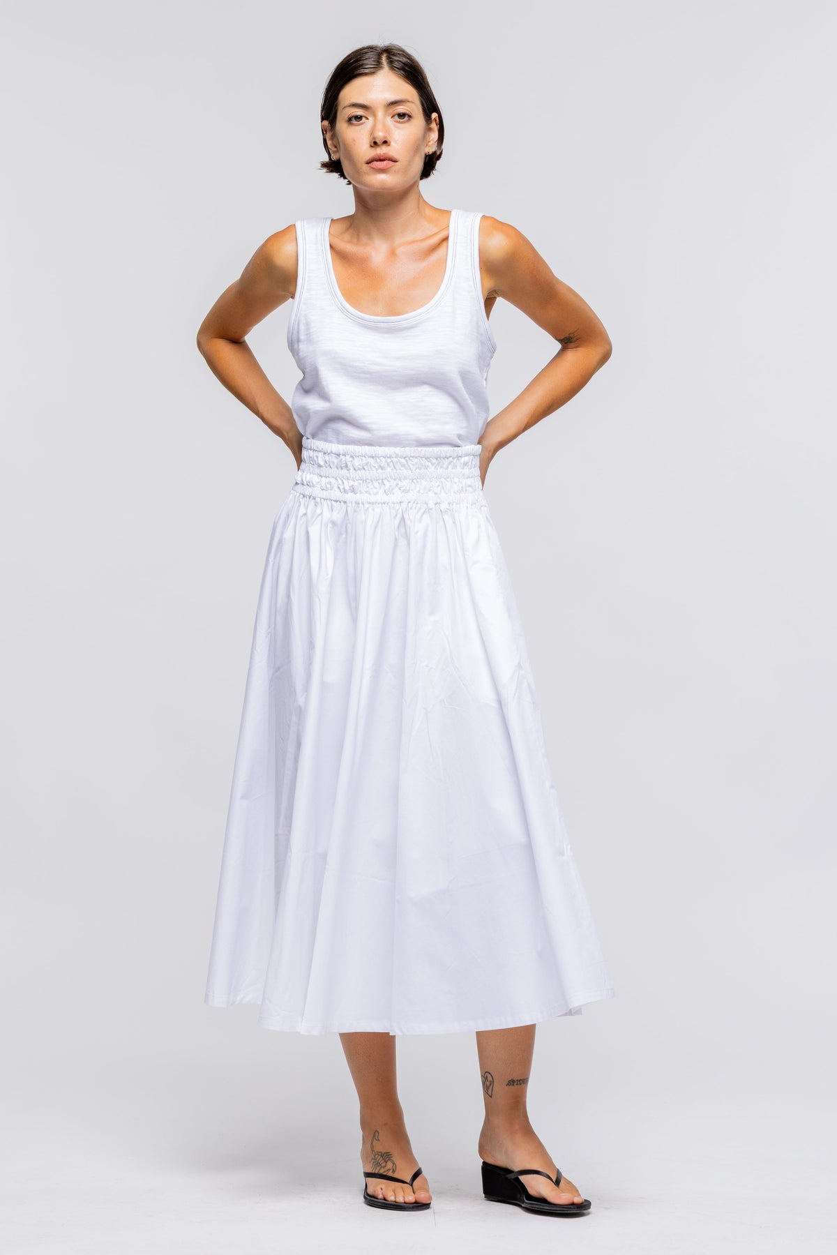 Toit Volant - Isabelle Skirt - White -