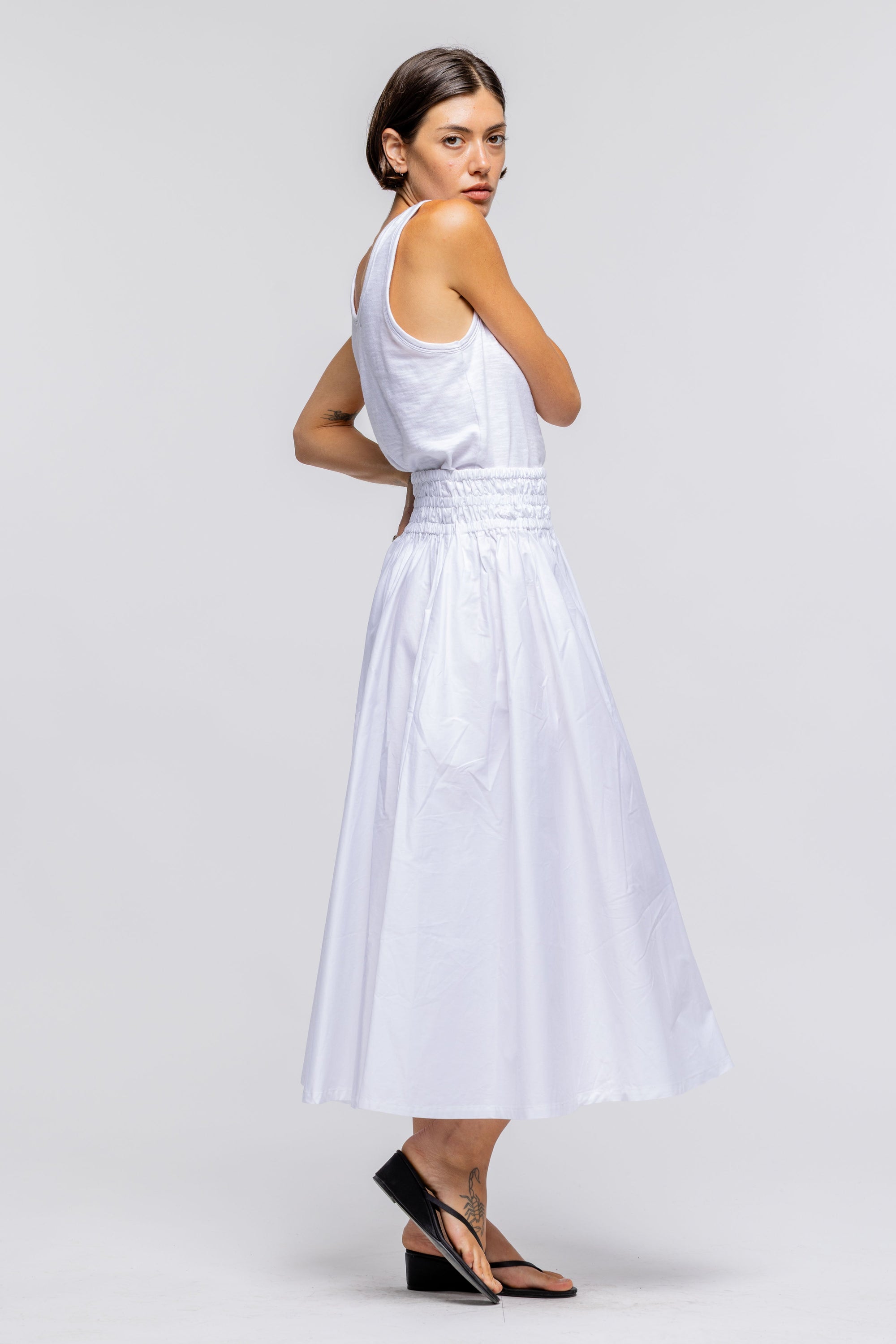 Toit Volant - Isabelle Skirt - White -