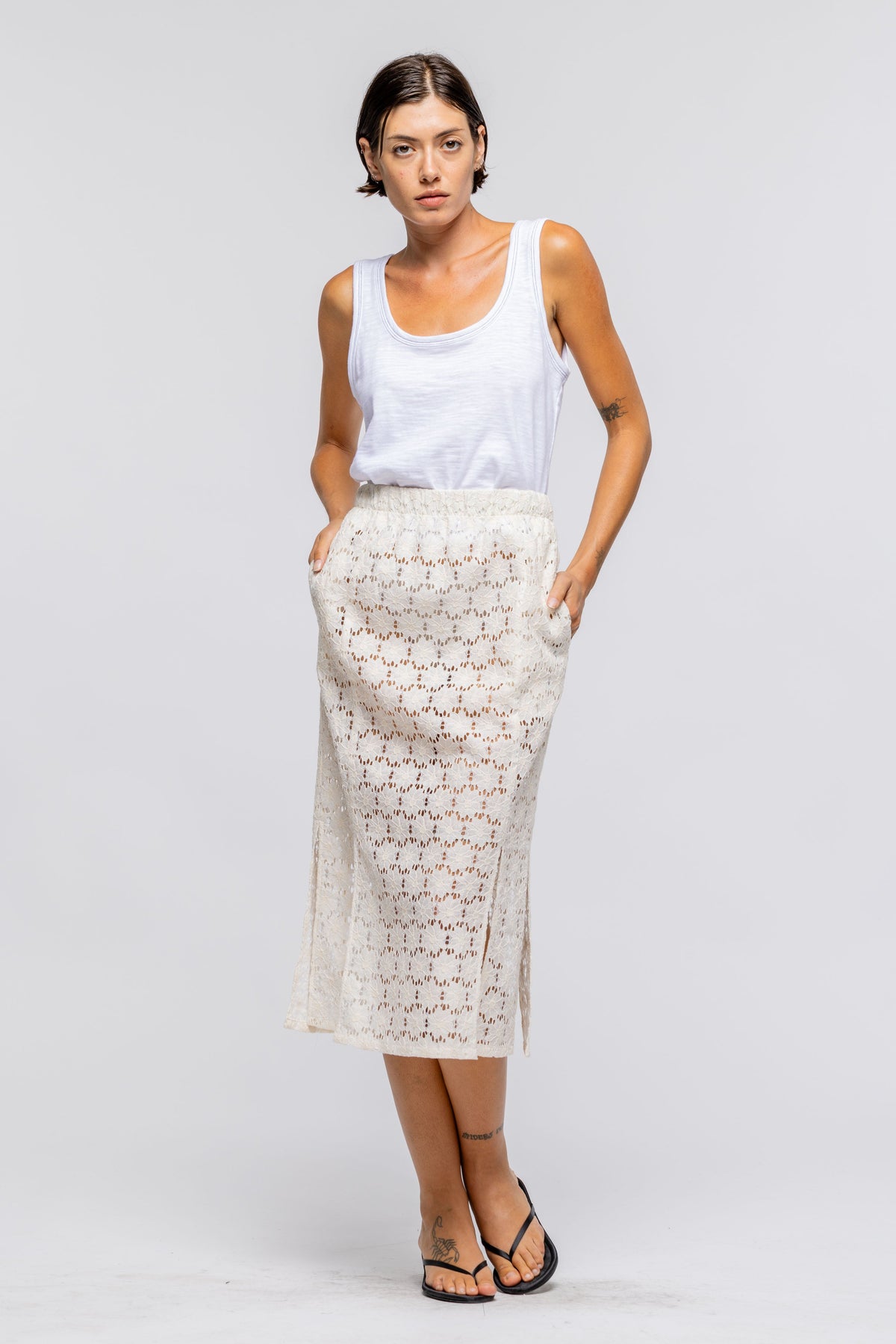 Toit Volant - Adelaine Skirt - Ivory -
