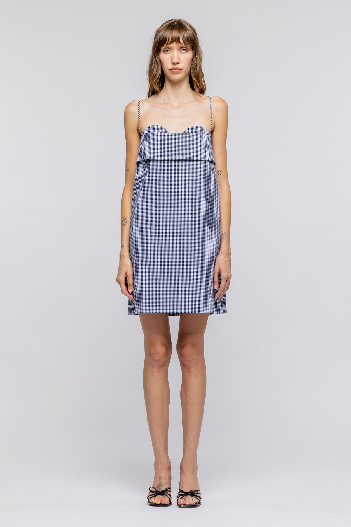Toit Volant - Verona Short Dress 2.0 - Navy White -