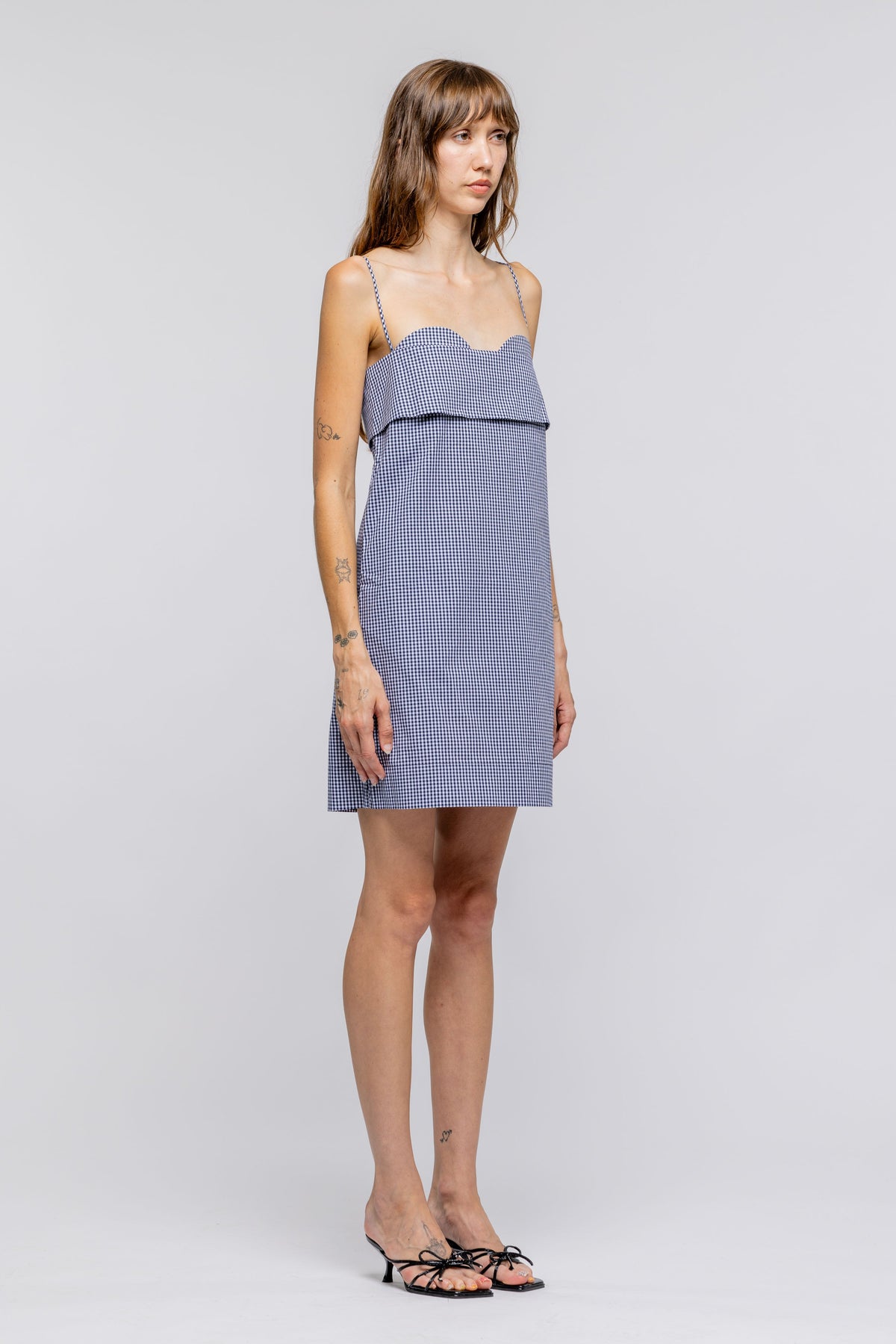 Toit Volant - Verona Short Dress 2.0 - Navy White -