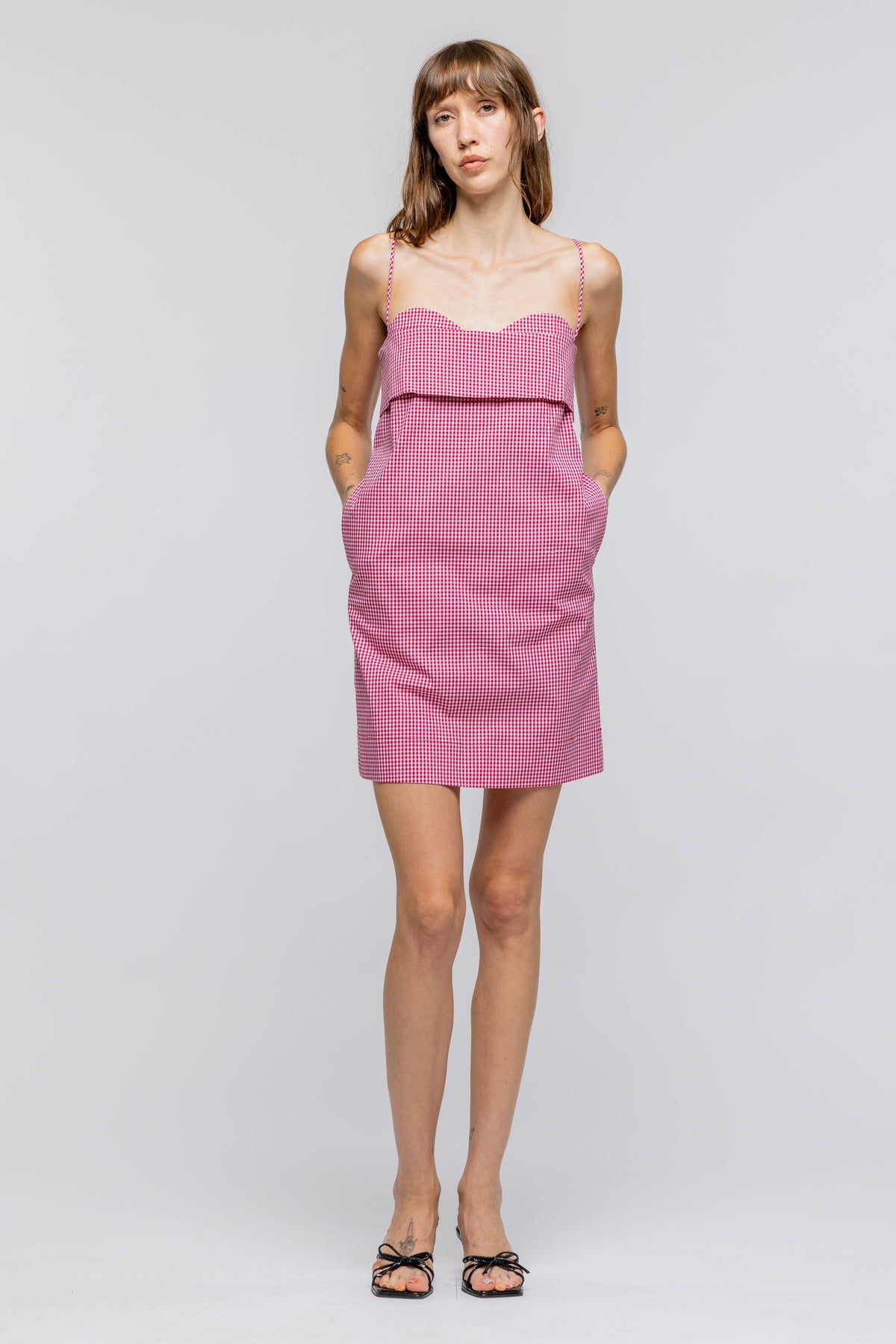 Toit Volant - Verona Short Dress 2.0 - Red White -
