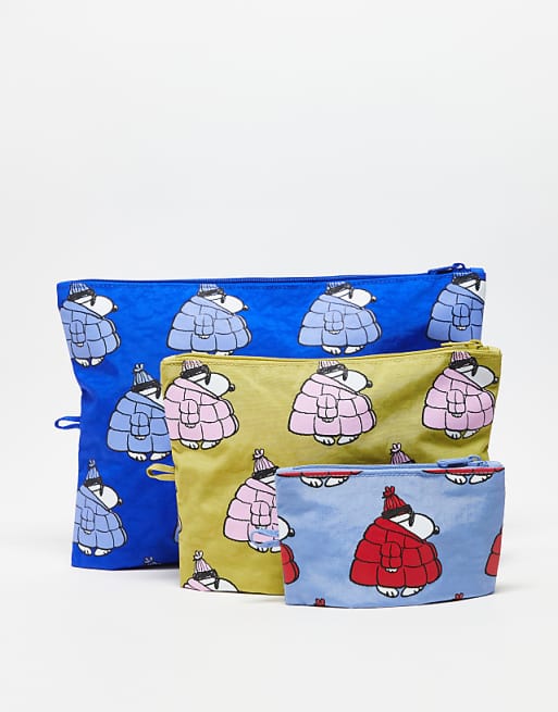Baggu - Go Pouch Set - Puffer Snoopy -