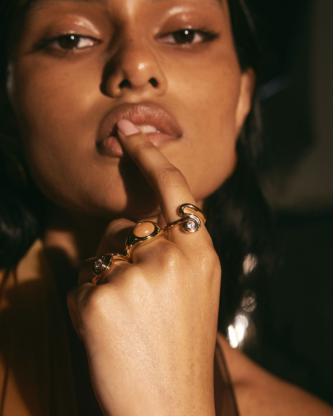 Luv Aj - The Wave Ring Set -