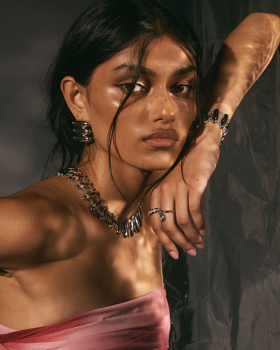 Luv Aj - The Milan Bead Stud Earrings -