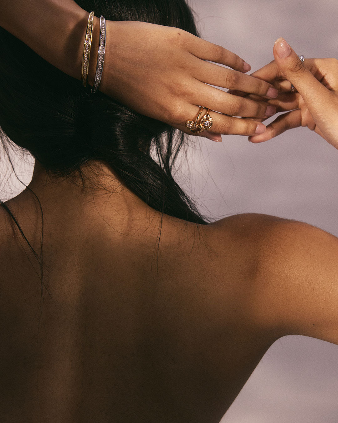 Luv Aj - The Wave Hinge Cuff -