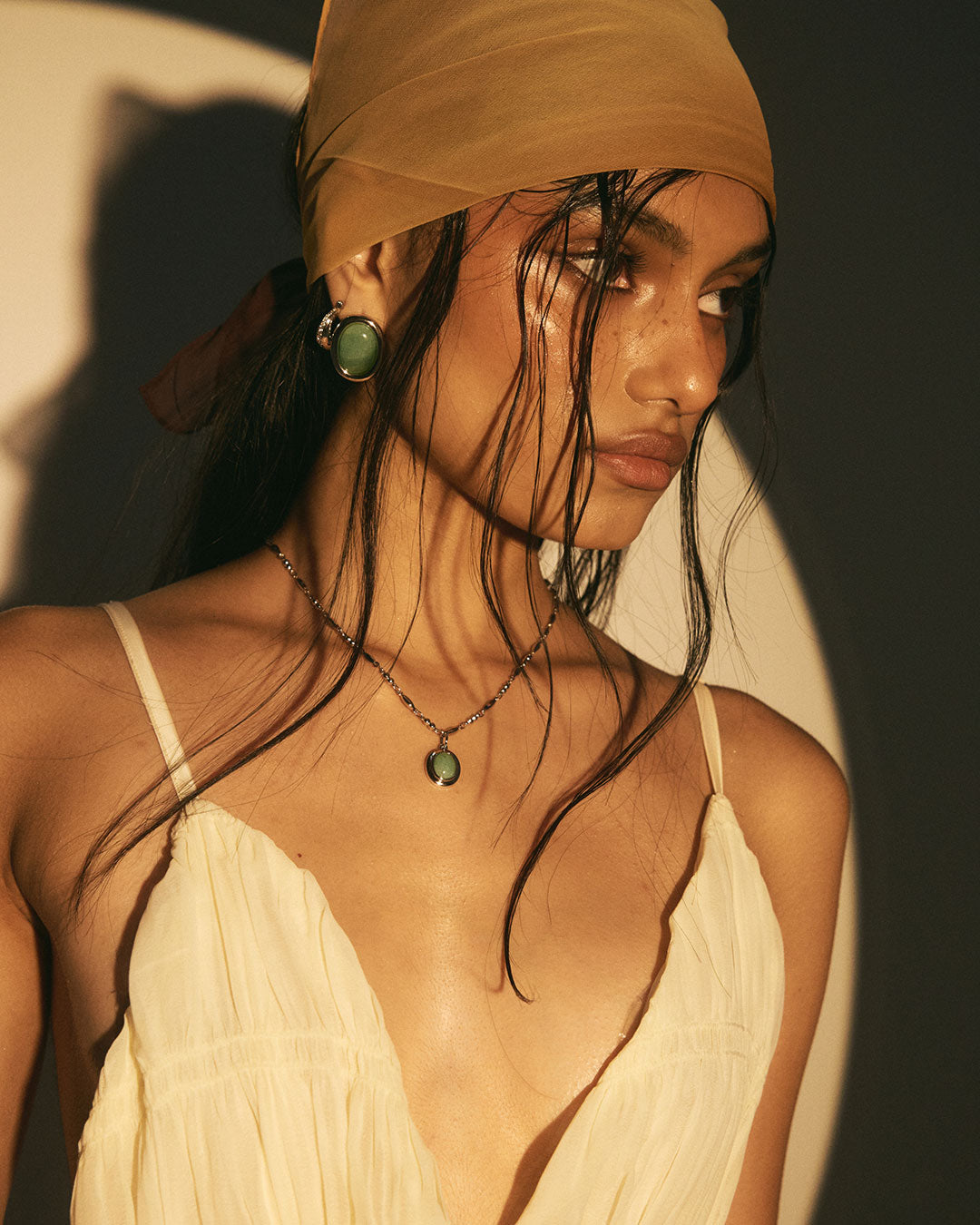 Luv Aj - Sunset Stone Studs - Green -