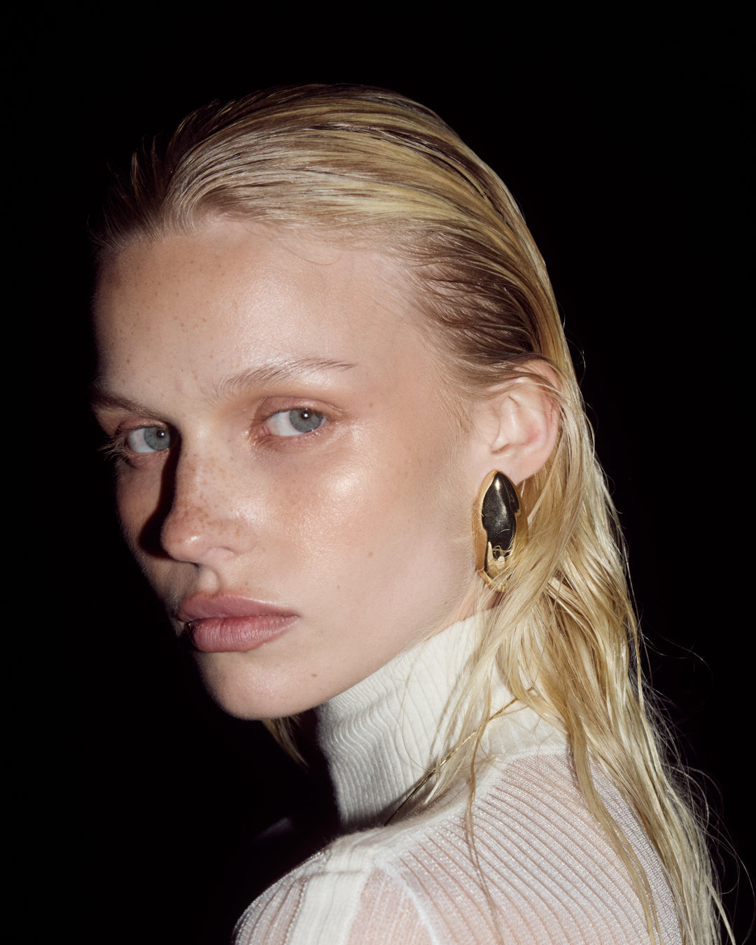 Luv Aj - The XL Chrome Orb Studs -