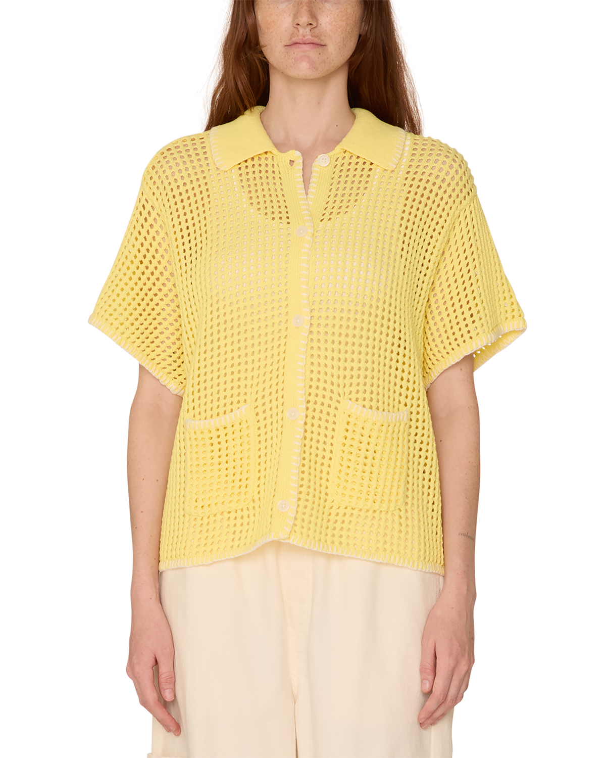 Obey - Pilar Crochet Short Sleeve -