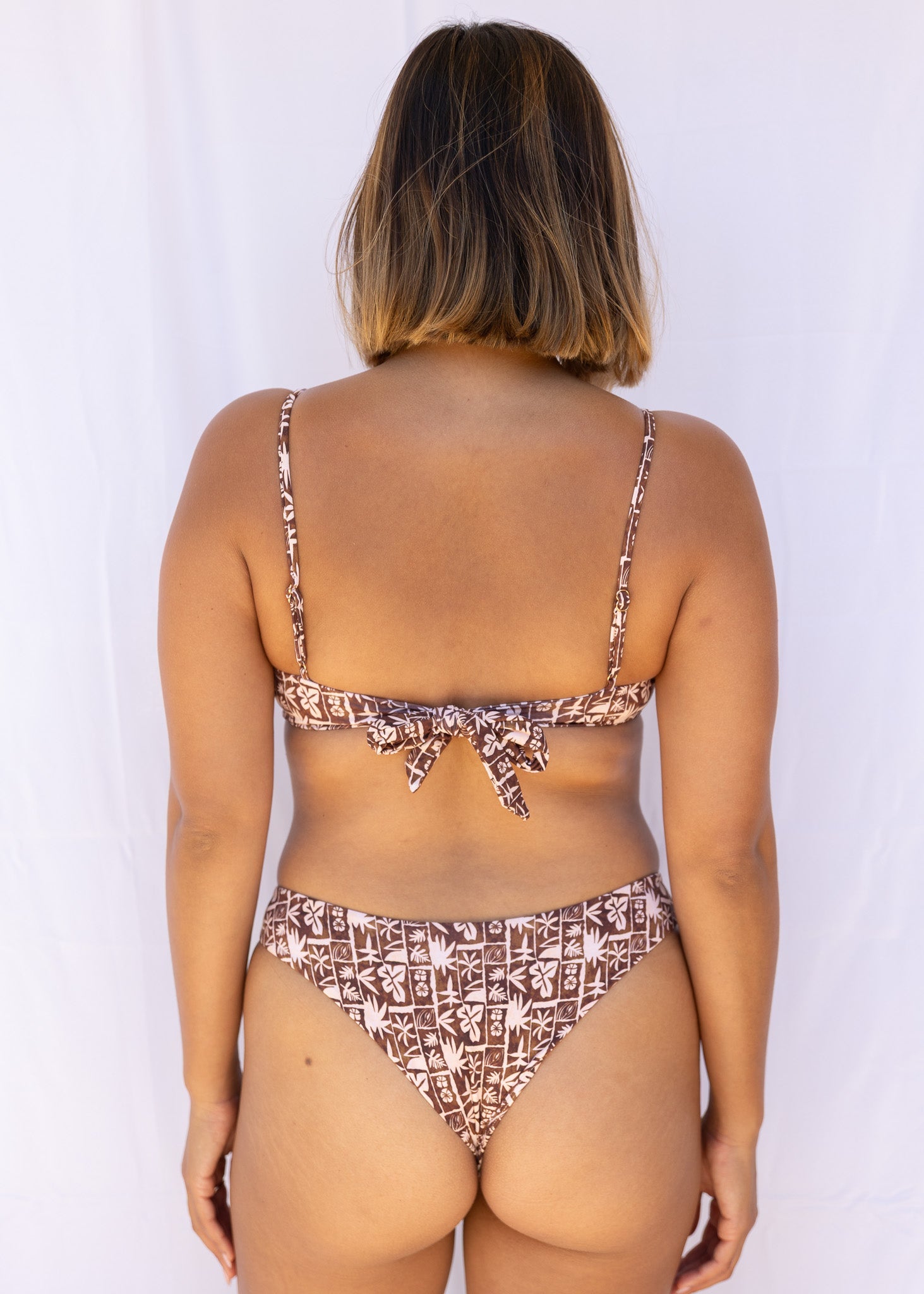 Serei Swim - KALIYAN bottoms - Brown Tropic -
