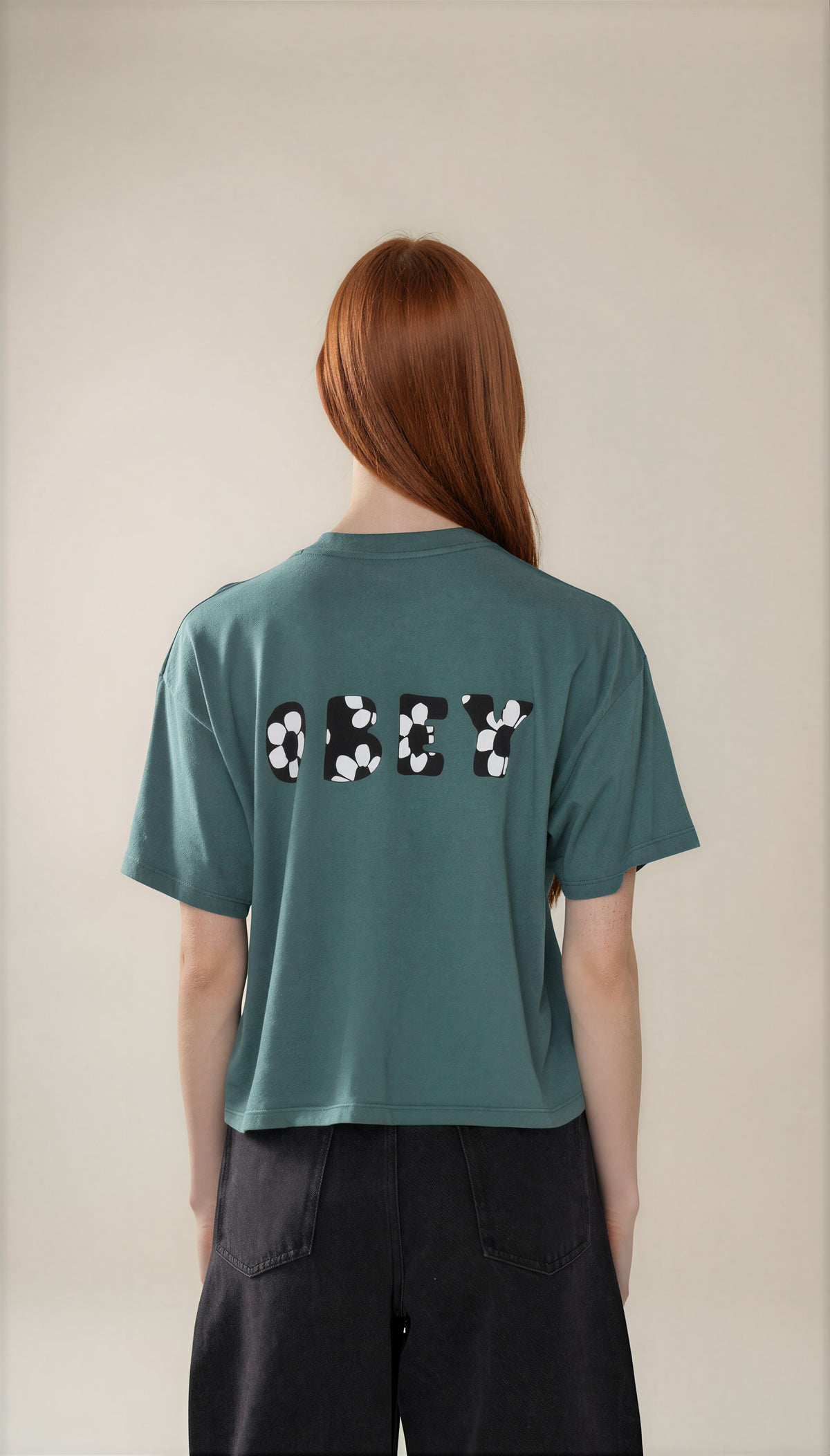 Obey - Obey Forget Me Not T-Shirt - Jasper Green -