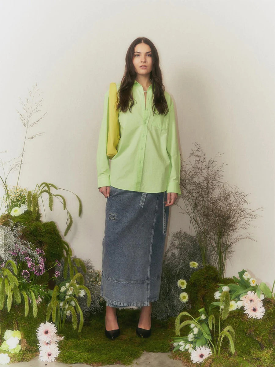 House of Sunny - Vito Shirt - Lime -