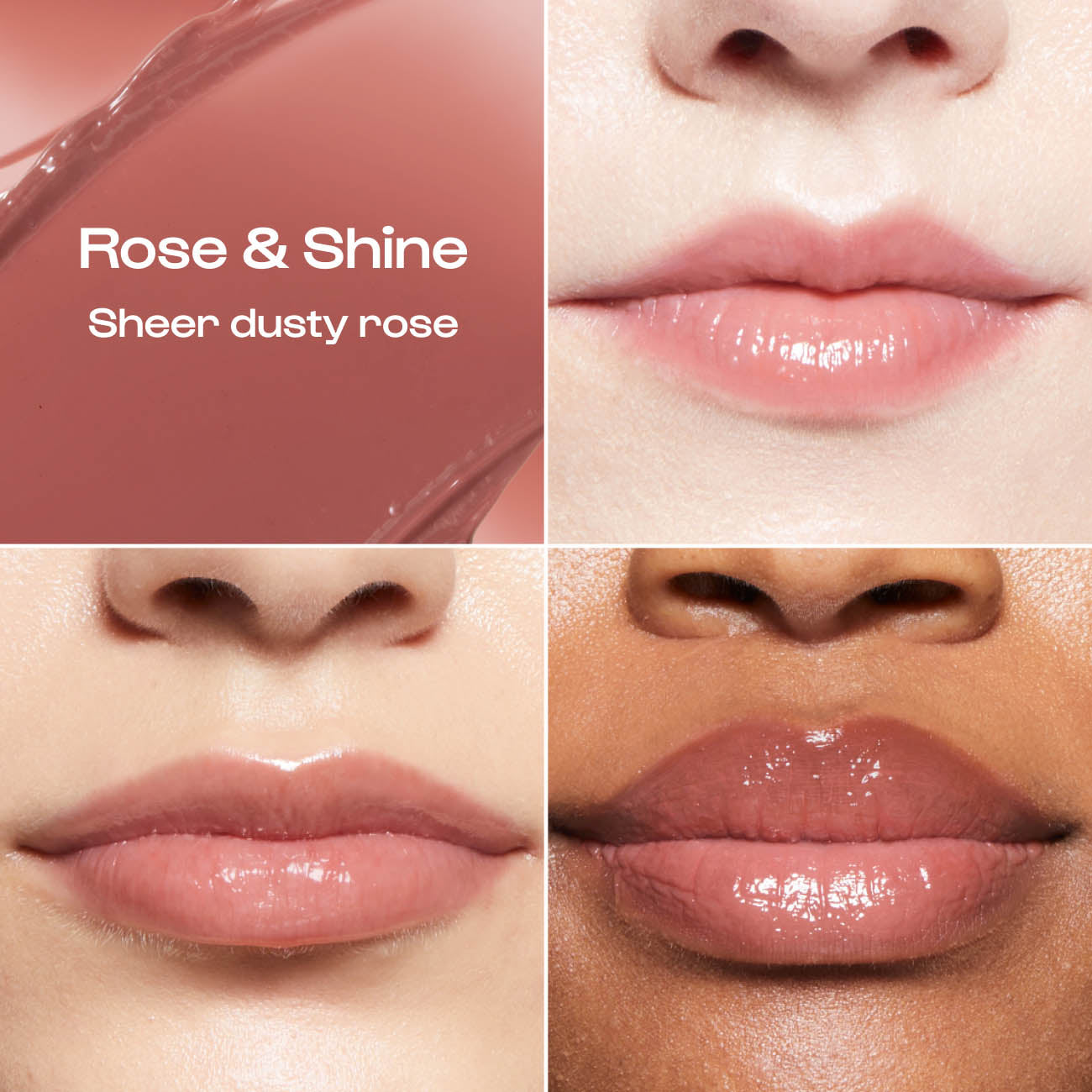Alleyoop - Lip Goals Triple Peptide Gloss - Rose &amp; Shine -