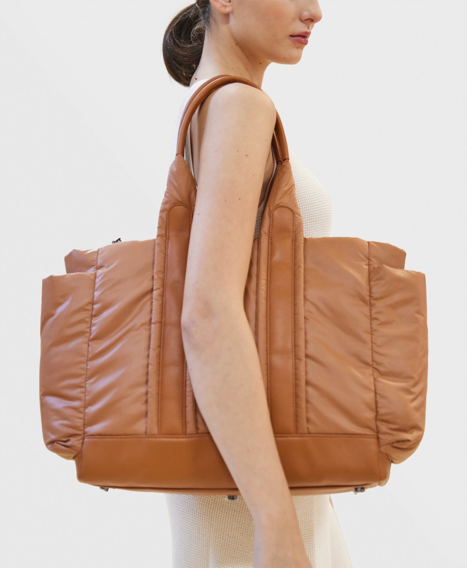 Caraa - Baby Tote - Clay Nylon -
