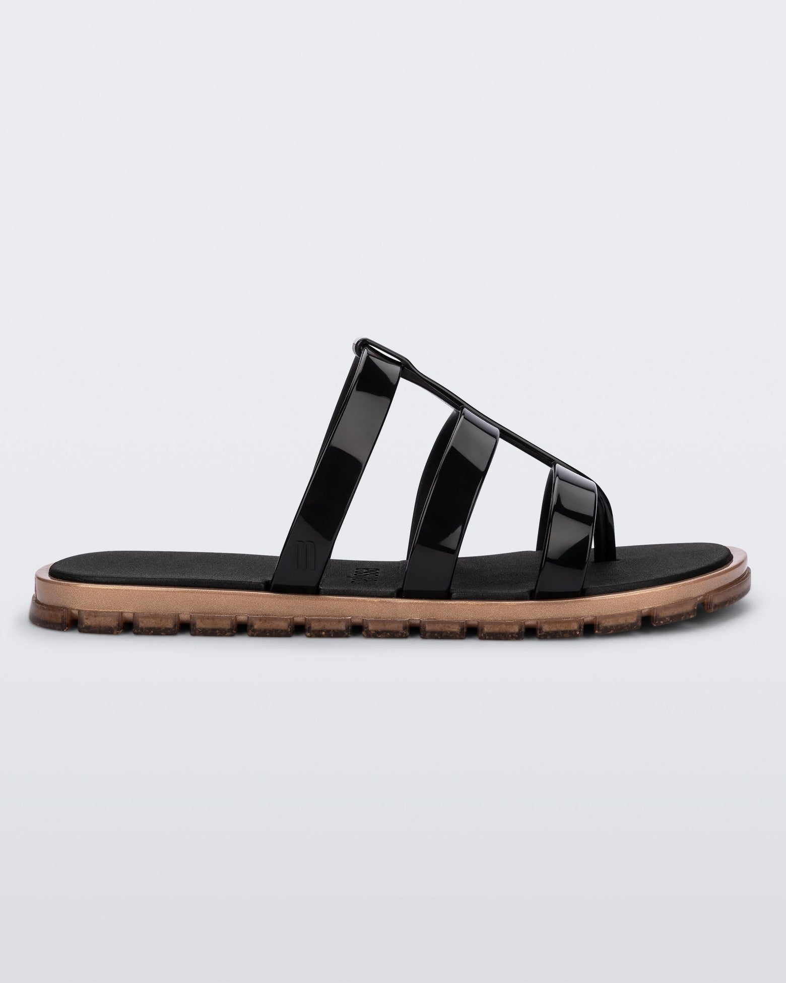 Melissa - Path Slide - Black/Gold -