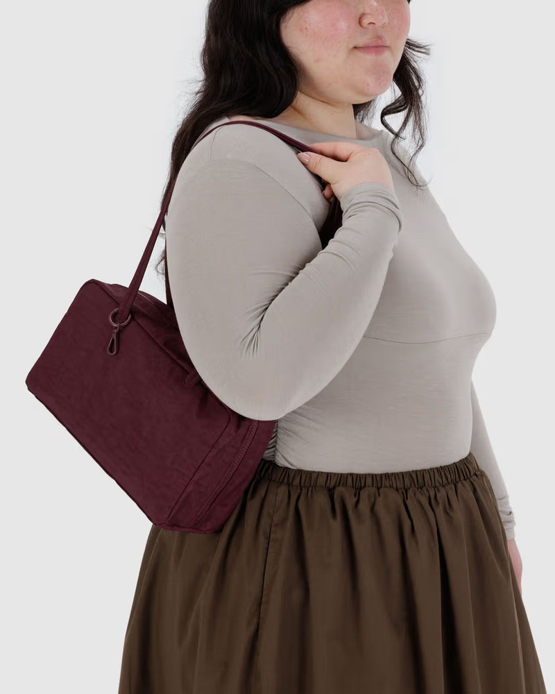 Baggu - Nylon Bowler Bag - Mahogany -