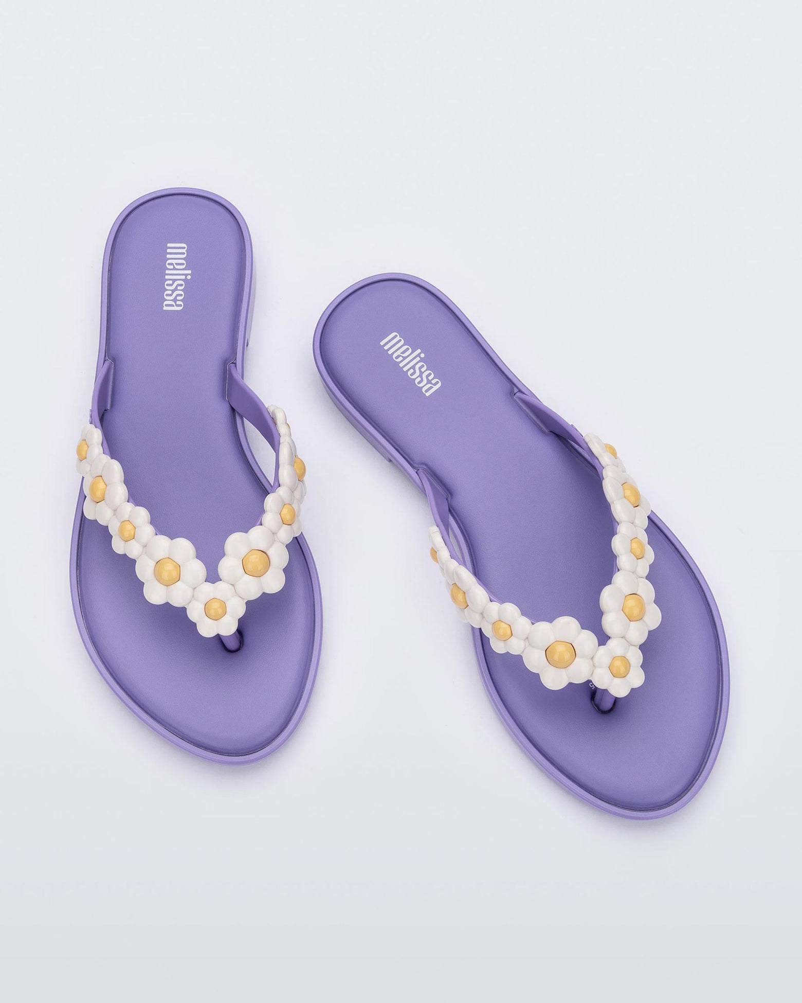 Melissa - Flip Flop Spring - Lilac/White -