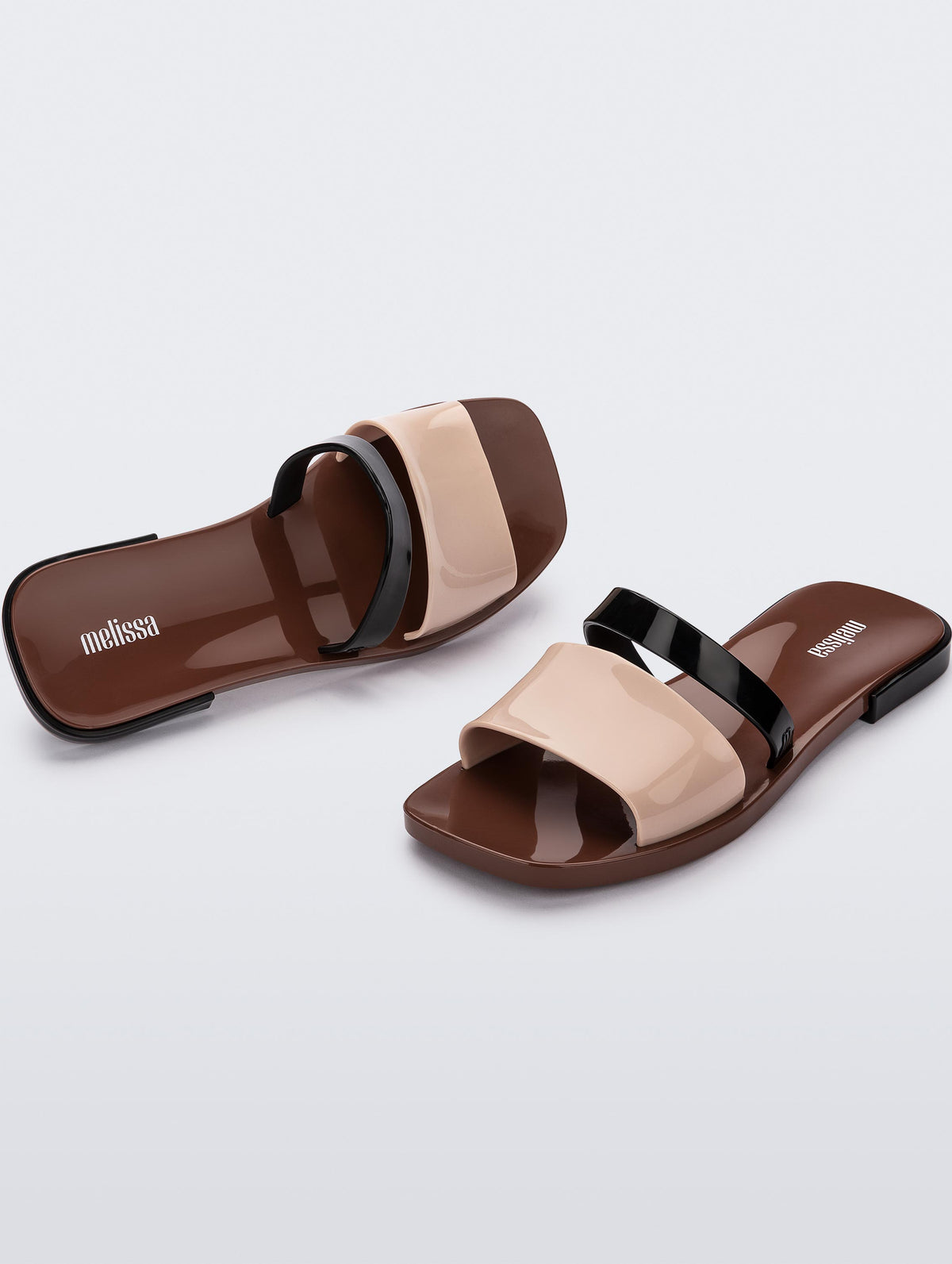 Melissa - Ivy Slide II Ad - Brown/Beige -