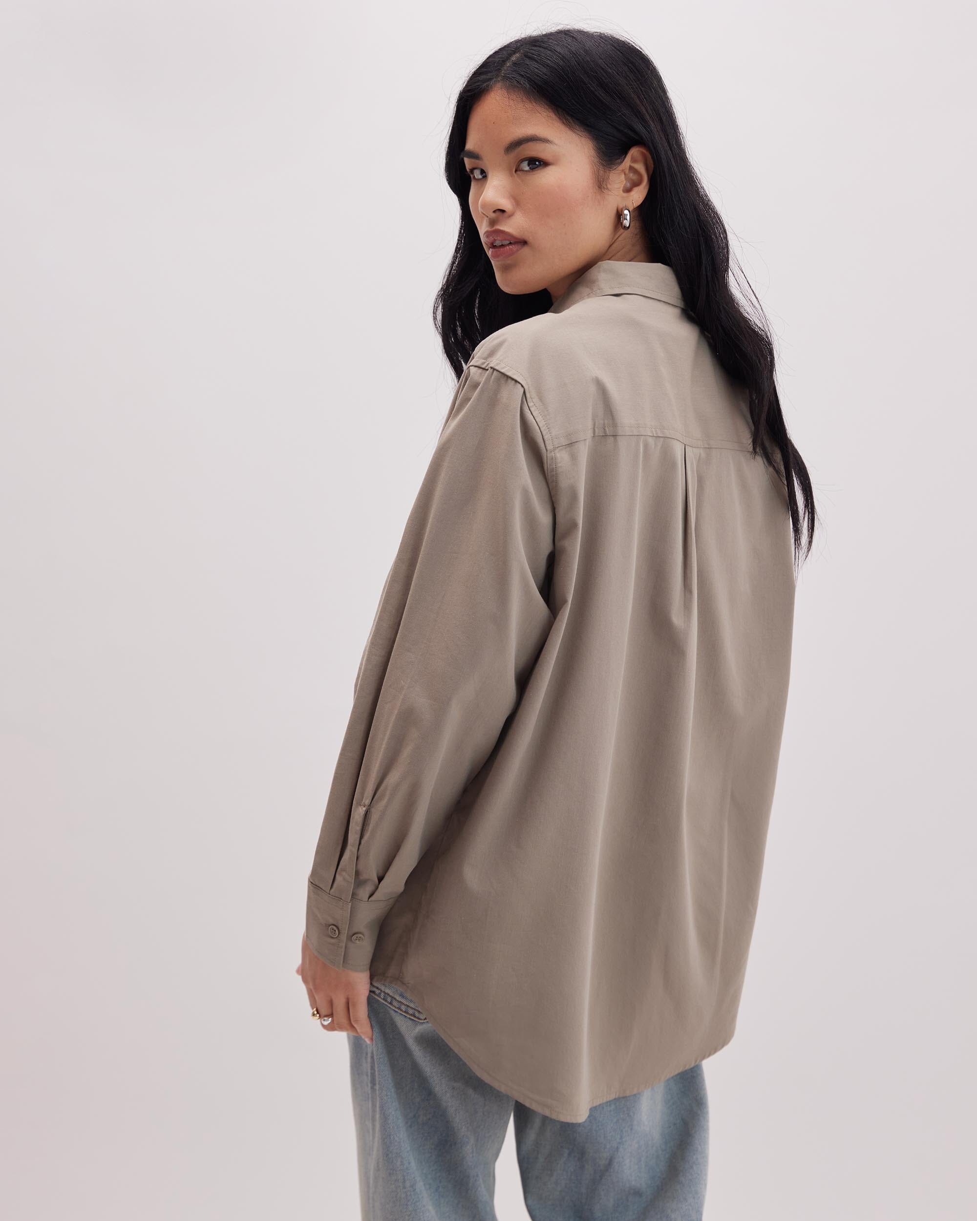 Richer Poorer - Venice Button Up Shirt - Warm Grey -