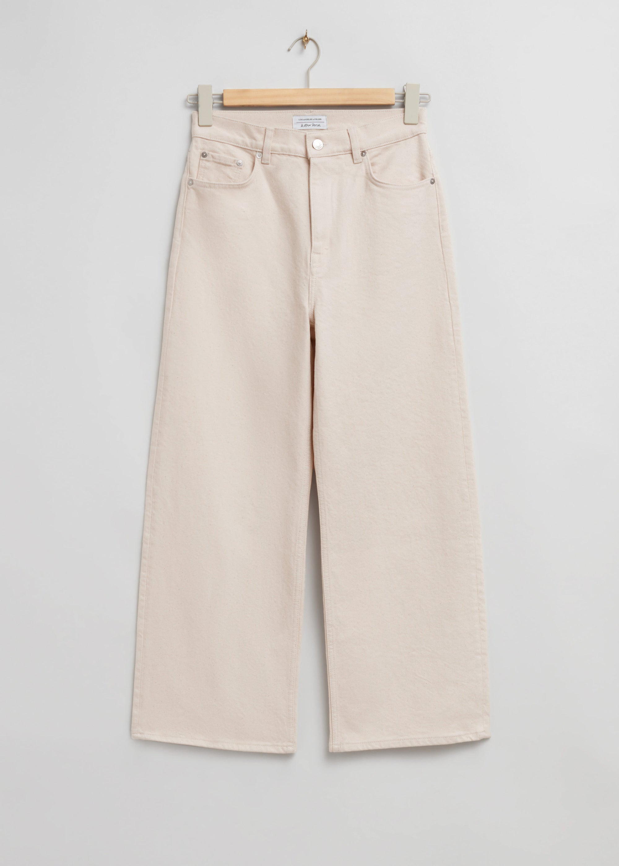 &amp; Other Stories - Wide Cut Crop - Beige -