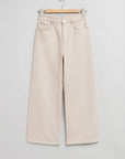 & Other Stories - Wide Cut Crop - Beige -