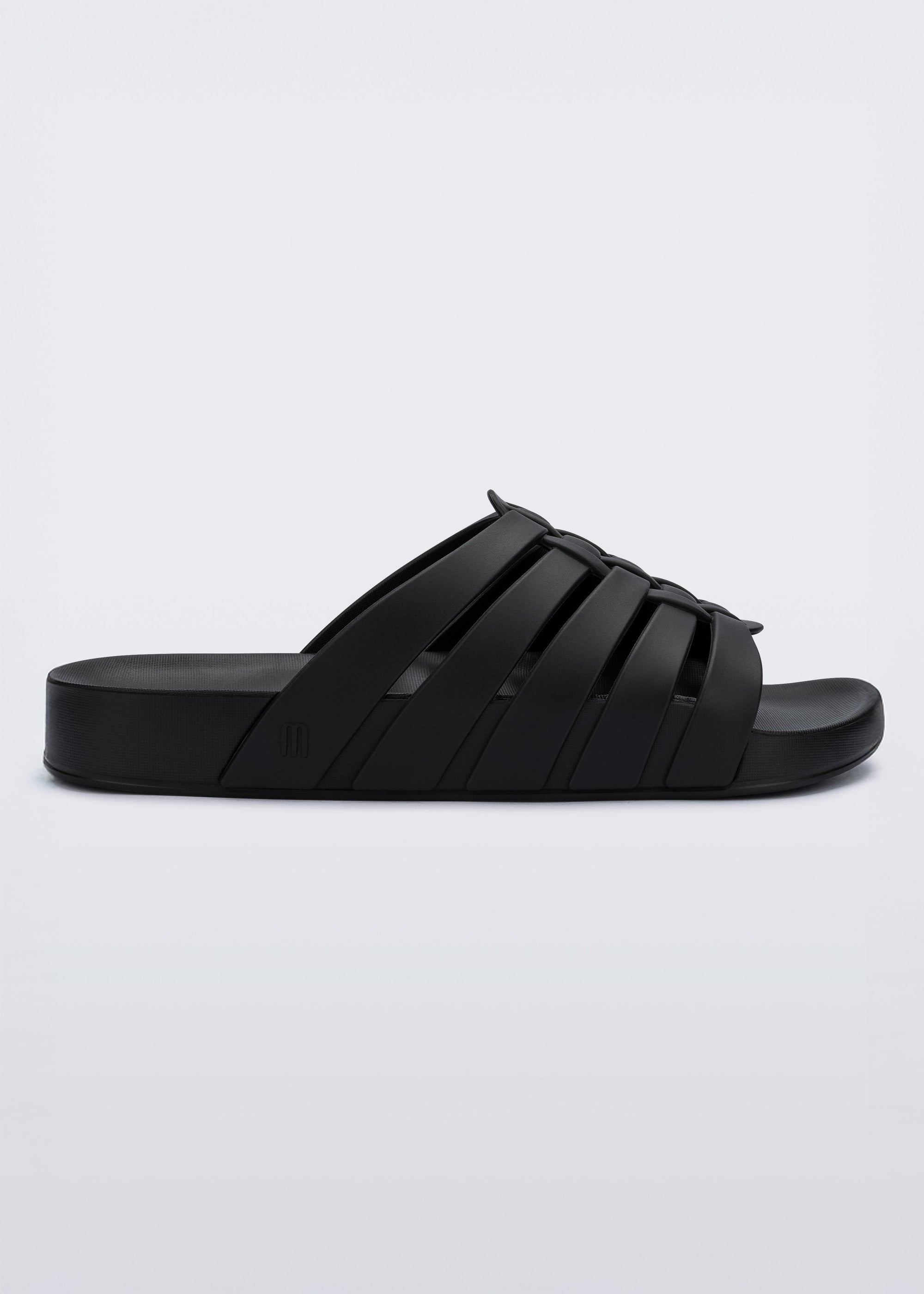 Possession Jelly Fisherman Sandal Slide - Matte Black